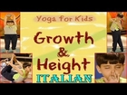 Yoga for kids -  Growth & Height - Your Yoga Gym - Italian