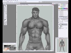 Painting male body chapter 4 chest and shoulders