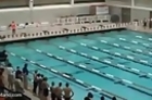 Dolphin Man Wins Swimming Race Underwater