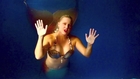 mermaid speaking underwater for 2 minutes with one breath!