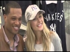Jessica Hart Shows Off Victorias Secret Baseball Clothing Line At Their Soho St