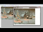 How to add snow animation Christmas falling Effects to photos or any images