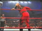 Kane Chokeslams Undertaker Through The Ring