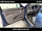 2003 Toyota Camry Used Cars Nationwide Automotive Group, Inc