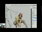 How to Paint Digitally: OCs and Nekomimi: Live Stream Part 1