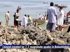 Methane Gas Rises From Island Created by Pakistan Quake