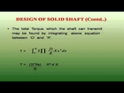 Design the solid shaft subjected to Torsion! Solve Problems on the desing of solid shaft