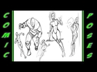Drawing More Poses - Narrated - Comic Book Style