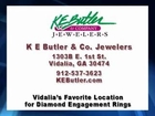 Vidalia GA | K E Butler Jewelers | Master Jeweler