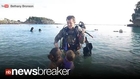 SCUBA SURPRISE: Soldier Shocks Family With Underwater Early Homecoming (CAUGHT ON TAPE)