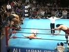 Honda & Izumida (c) vs Shinzaki & Hayabusa - (AJPW 01/16/99)