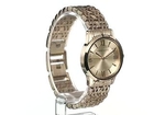 Anne Klein Women's AK 1804CHGB Gold Tone Bracelet Watch